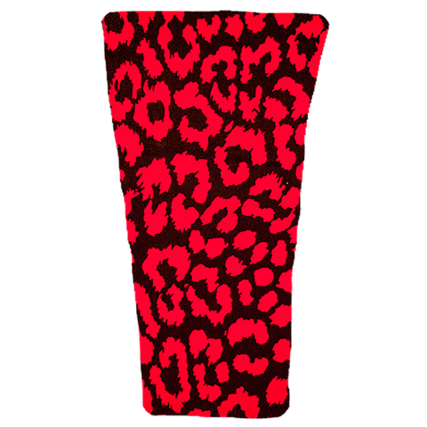 Red Leopard Prosthetic Suspension Sleeve Cover