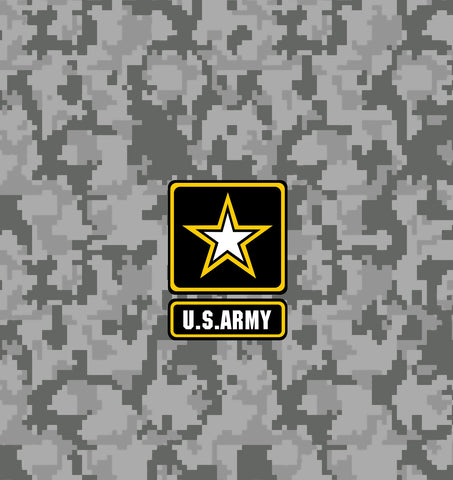 US Army on Camo Laminating Sleeve