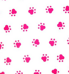 Pink Paw Prints Prosthetic Suspension Sleeve Cover