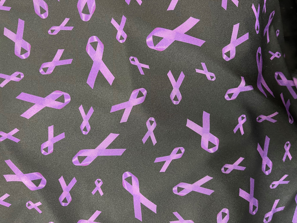 Prosethetic Ribbon Purple Ribbons Prosthetic Suspension Sleeve Cover – Fred's Legs