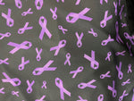 Purple Ribbons Prosthetic Suspension Sleeve Cover