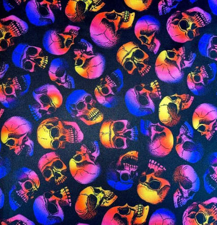 Rainbow Skulls Laminating Sleeve