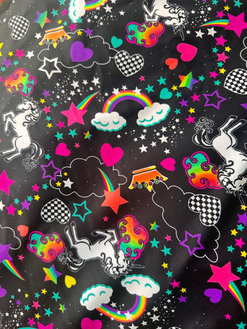 Rainbows and Unicorns Prosthetic Suspension Sleeve Cover