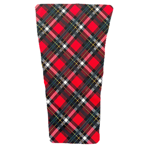 Red Plaid Prosthetic Suspension Sleeve Cover