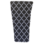 Black and White Quatrefoil Prosthetic Suspension Sleeve Cover