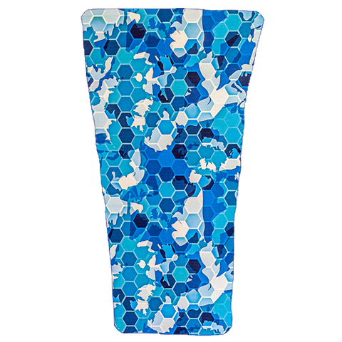 Blue Mosaic Prosthetic Suspension Sleeve Cover