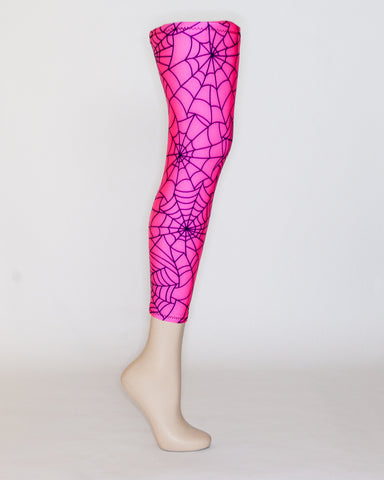 Pink Spider Web Prosthetic Suspension Sleeve Cover