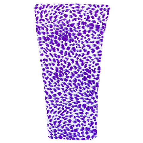 Purple Leopard Prosthetic Suspension Sleeve Cover