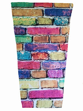 colorful bricks prosthetic suspension sleeve cover