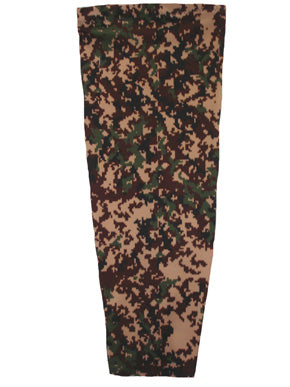 digital green camouflage prosthetic suspension sleeve cover