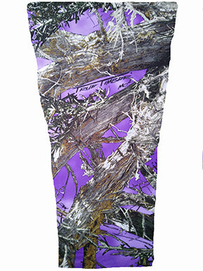 purple timber camouflage prosthetic suspension sleeve cover