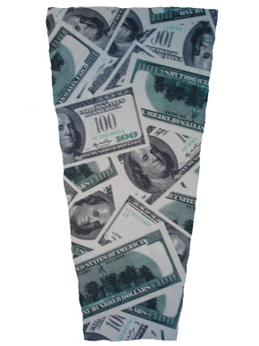 cash $100 bills prosthetic suspension sleeve cover