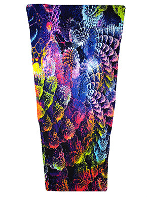 coral reef rainbow prosthetic suspension sleeve cover
