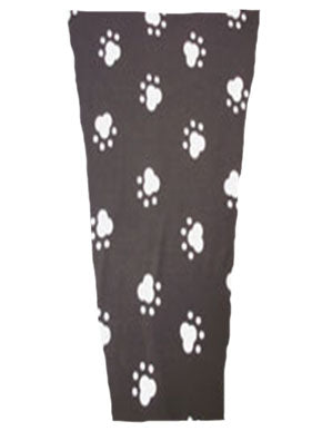 paw prints black prosthetic suspension sleeve cover