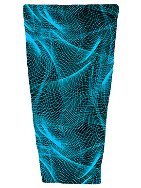 aqua blue thread prosthetic suspension sleeve cover