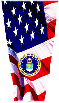 air force flag prosthetic suspension sleeve cover